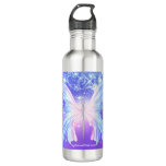 Fantasy Butterfly Pink & Purple Sparkle Glam Water Bottle