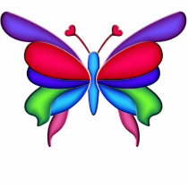 Fantasy Butterfly with Heart Antennae photo sculptures by Love_em_Hearts Fantasy Butterfly with Heart Antennae photo sculptures
