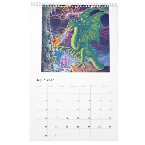 Fantasy Calendar Zazzle