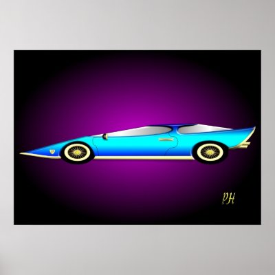 FANTASY CAR POSTER by phedderman