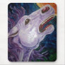 Fantasy Carousel Horse and Moon Art Mouse Pad