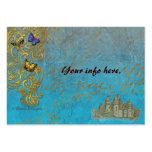 Fantasy Castle Business Cards/ Table Cards