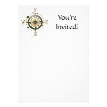 Fantasy (Celtic) Compass Design Custom Announcements