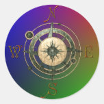 Fantasy (Celtic) Compass Design Sticker