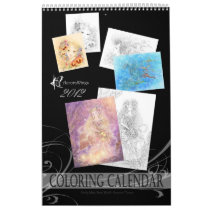 Fantasy Coloring Calendar