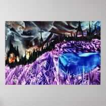 Fantasy Cross Scene Print