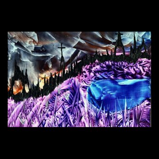 Fantasy Cross Scene Print