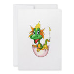 Fantasy Cute Baby Dragon Invitations