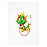 Fantasy Cute Baby Dragon Invitations