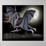 Fantasy dragon print