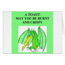 fantasy dragon toast cards