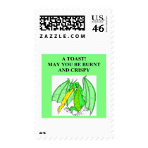 fantasy dragon toast postage by jimhartley fantasy dragon toast postage