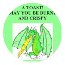 fantasy dragon toast stickers by jimhartley fantasy dragon toast stickers