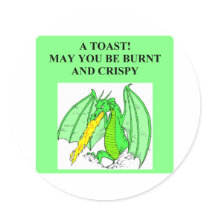 fantasy dragon toast stickers by jimhartley fantasy dragon toast stickers