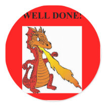 fantasy dragon well done design stickers