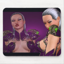 Fantasy Enchanted Warrior mousepads