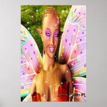 Fantasy Faerie Illustration # 2 posters