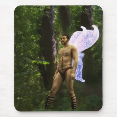 Fantasy Fairy in the Woods 3 Mouse Pads by ScienceFictionArt