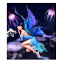 Fantasy Fairy with mushrooms posters