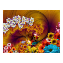 Fantasy Floral Design posters by SlayerX Fantasy Floral Design posters