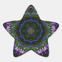 Fantasy Flower Glow Star Stickers