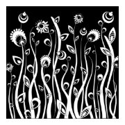 fantasy flowers print