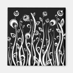 fantasy flowers refrigerator magnet