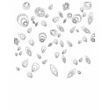 fantasy flowers_white t-shirts by VioDeBlack fantasy flowers_white t-shirts