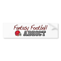 Fantasy Football Addict bumper stickers