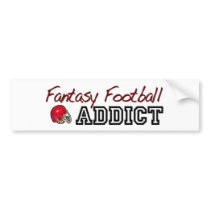 Fantasy Football Addict bumper stickers