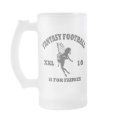Fantasy Football Beer Mug
