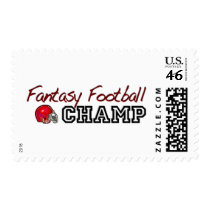 Fantasy Football Champ Postage Stamps