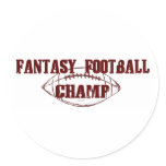 Fantasy Football Champ stickers