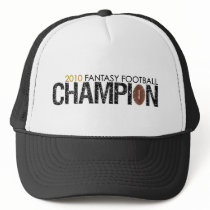 fantasy football champion 2010 trucker hat