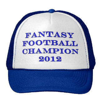 fantasy football champion hat