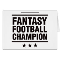 Fantasy Football Champion! cards