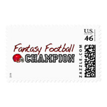 Fantasy Football Champion Postage Stamps