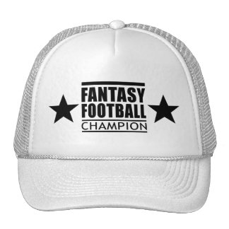 fantasy football champion hat