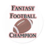 Fantasy Football Champion Stickers