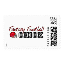 Fantasy Football Chick Postage