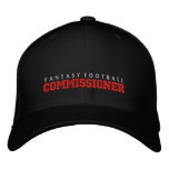 Fantasy Football Commissioner Hat Embroidered Baseball Caps