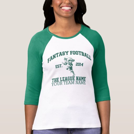 FANTASY FOOTBALL CUSTOMIZABLE JERSEY TShirt Zazzle