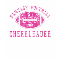Fantasy football distressed girl T Shirt