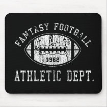 Fantasy football distressed mousepad