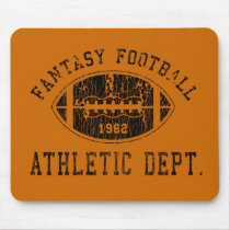 Fantasy football distressed mousepad
