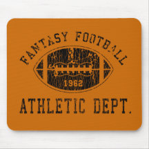 Fantasy football distressed mousepad