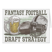 Fantasy Football Draft Strategy Cards