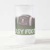 Fantasy Football Fever Frosted Glass Mug 16oz