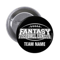 Fantasy Football FFL Custom Gift buttons