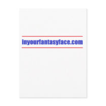 Fantasy football gear post cards
